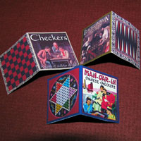 1 inch scale: Checkers, Backgammon, Chinese Checkers