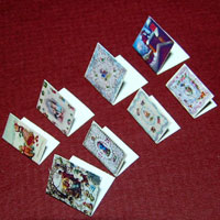 1 inch scale: greeting cards