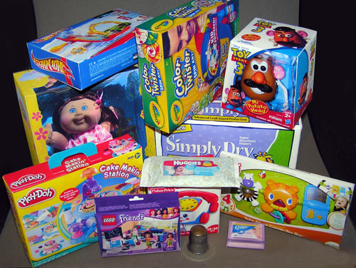 1:3 scale digital files of kid toys