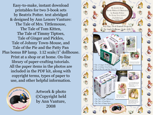 bookb6 1:12 scale books