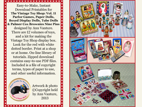 Vintage Toy Shop vol. 11 1:12 dollhouse scale