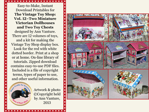 Vintage Toy Shop vol. 12 1:12 dollhouse scale